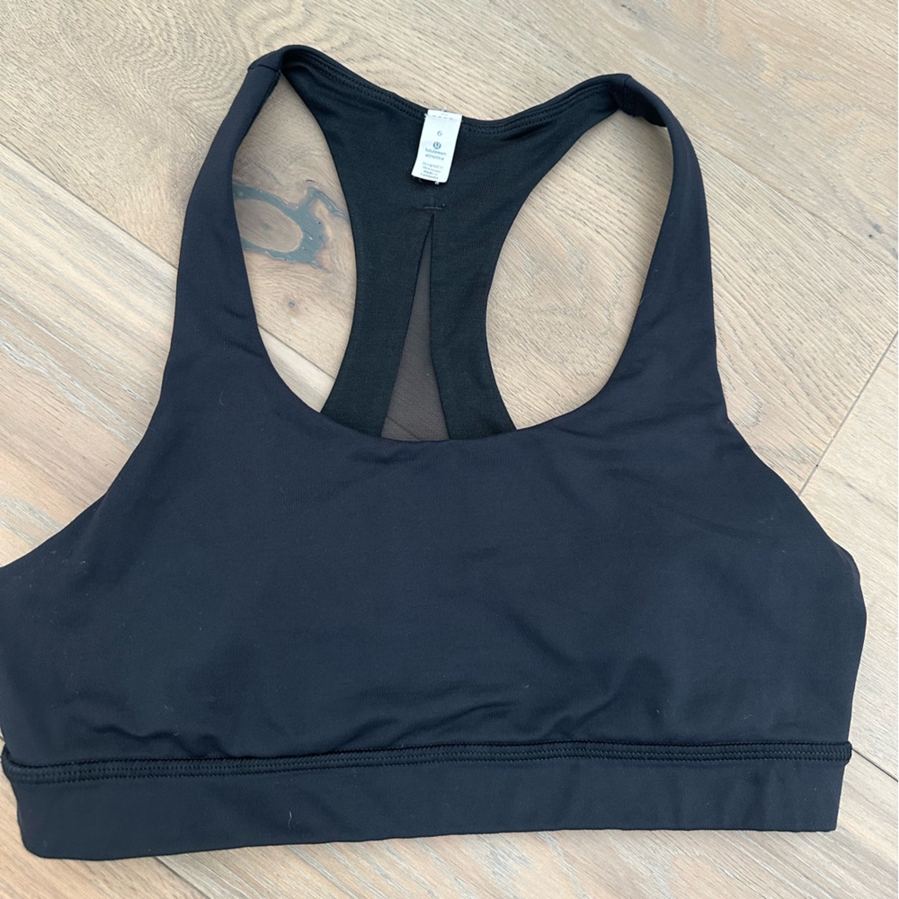 Lululemon Black Racerback sport bra